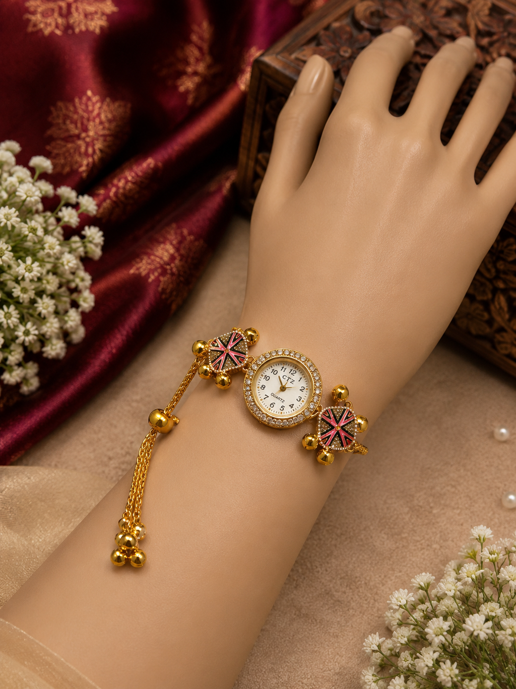 Traditional Kashmiri Meenakari Watch