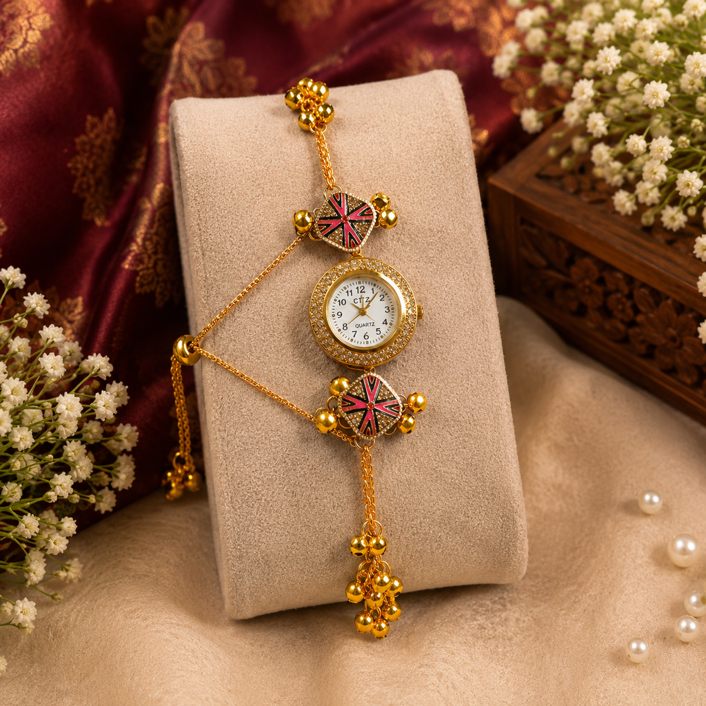 Traditional Kashmiri Meenakari Watch