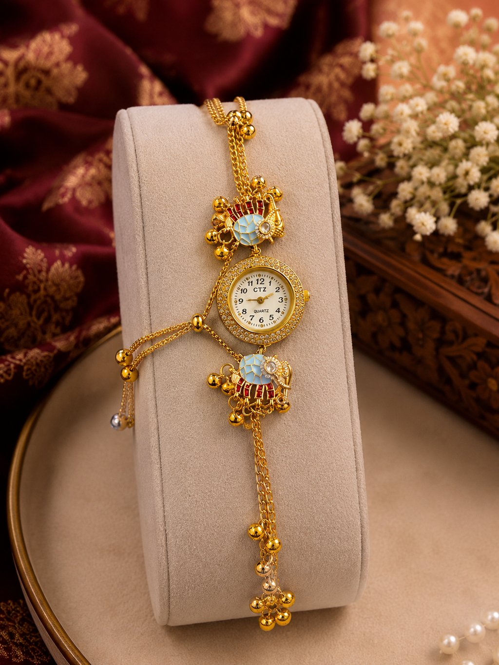 Traditional Kashmiri Elephant Watch