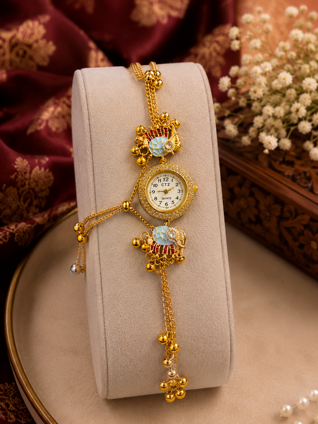 Traditional Kashmiri Elephant Watch