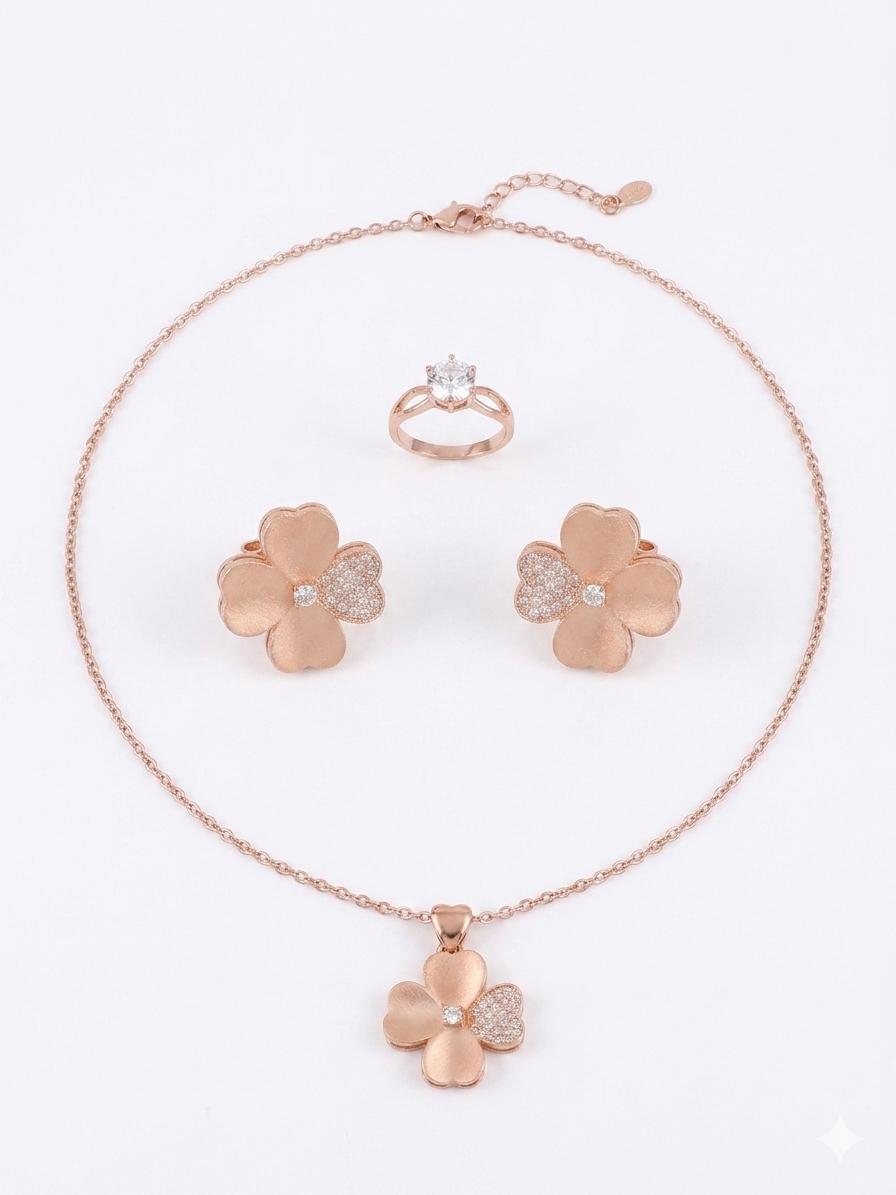 Pink Pearl Jewellery Set