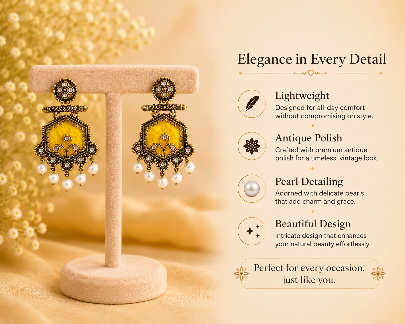 Please generate a good description for the product to be written on the online store using the image given