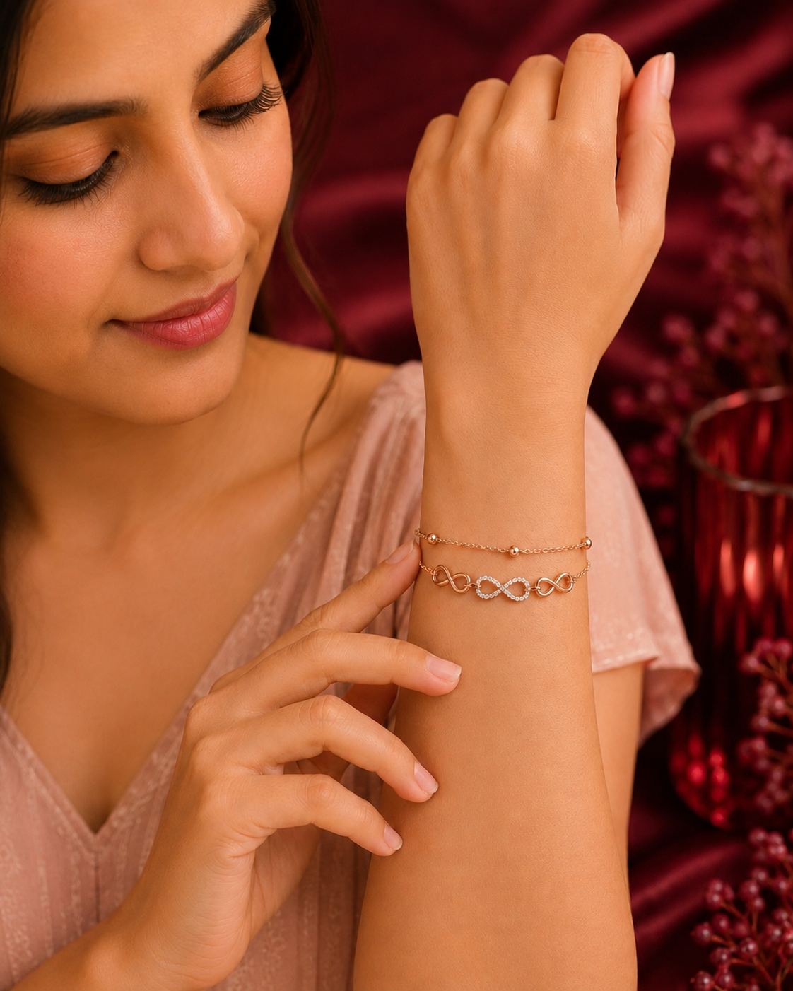 Rose Gold Infinity Bracelet – A Symbol of Forever Elegance