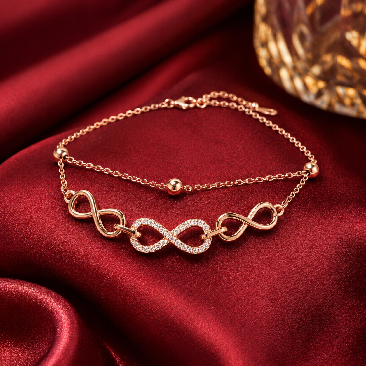 Rose Gold Infinity Bracelet – A Symbol of Forever Elegance